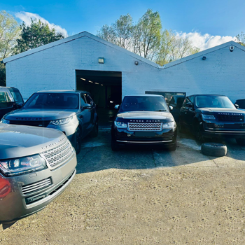 Range Rover Prepped for Lifting